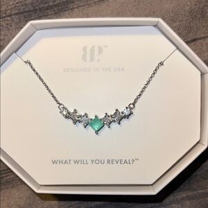BP Silver and Mint Tourmaline Necklace